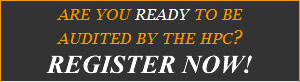 are you ready to be audited by the hpc?
          Register Now!